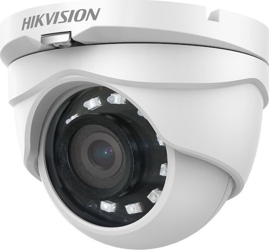 Hikvision DS-2CE56D0T-IRMF CCTV Cameră de Supraveghere Full HD 1080p Rezistentă la apă cu Lentilă 2.8mm
