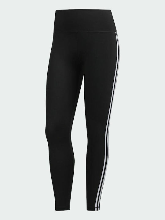 Women's Cropped Yoga Legging High Waisted Black