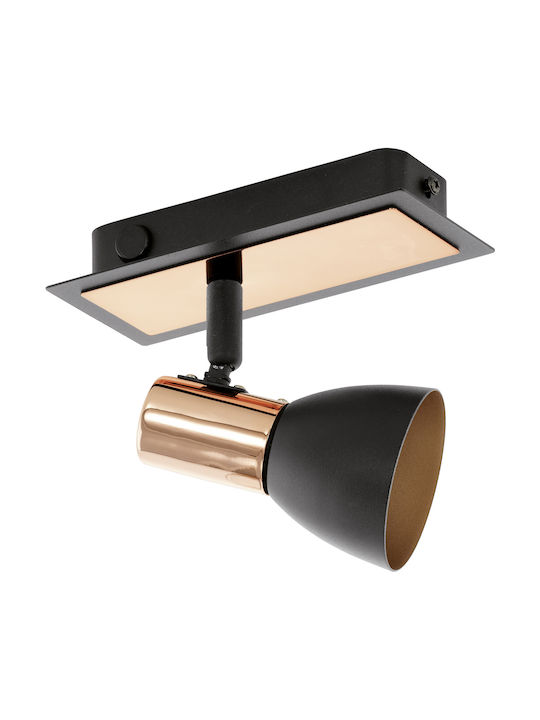 Eglo Barnham Single Spot with Socket GU10 in Copper Color