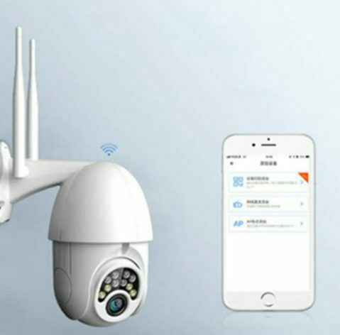 IP Surveillance Camera Wi-Fi Full HD 1080p Waterproof with Two-Way Communication and 3.6mm Lens