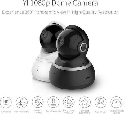 Yi Technology IP Cameră de supraveghere Wi-Fi cu comunicare bidirecțională în culoarea negru YI93011