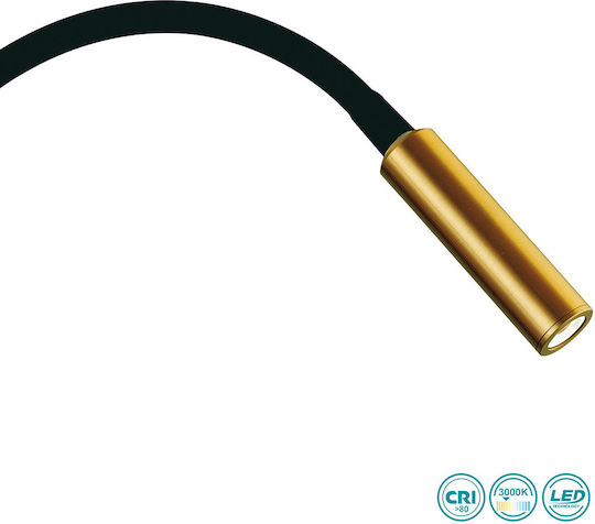 Viokef Matrix Einzel LED Warmes Weiß Spot in Gold Farbe