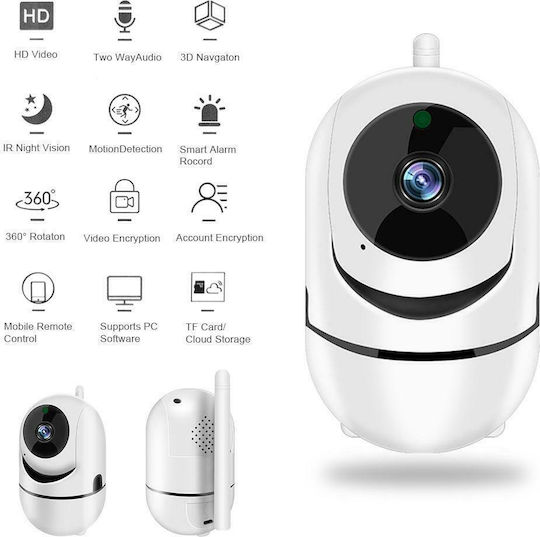 Real Safe XM-3250 IP Surveillance Camera Wi-Fi Full HD 1080p with Two-Way Communication and Lens 3.6mm