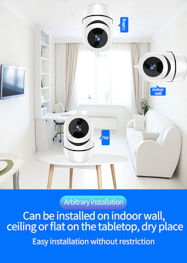Real Safe XM-3250 IP Surveillance Camera Wi-Fi Full HD 1080p with Two-Way Communication and Lens 3.6mm
