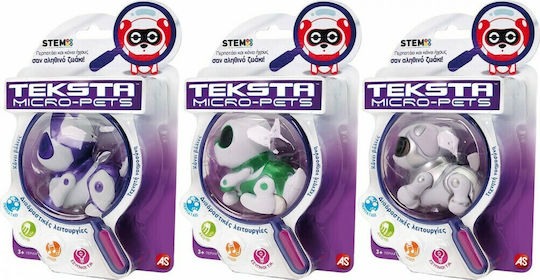 Silverlit Teksta Micro Pets Electronic Robotic Game for 3+ Years (Various Designs) 1pc