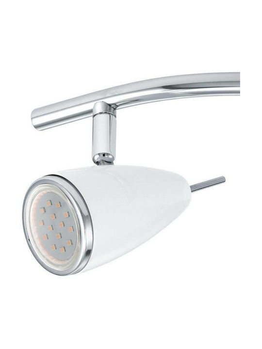 Eglo Riccio Triple Spot with Socket GU10 in White Color