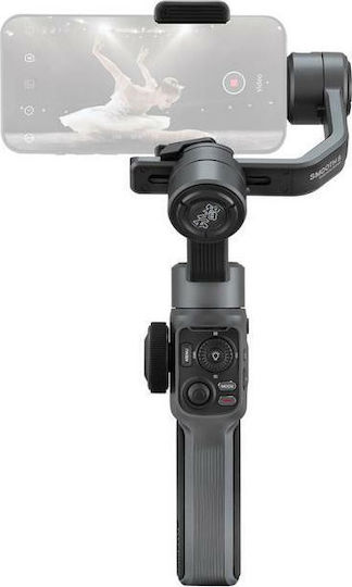 Zhiyun Smooth 5 Combo Phone Gimbal with 3 Axis Stabilization and 25 Operating Hours Black