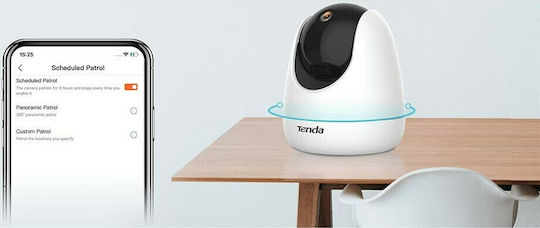 Tenda CP3 IP Камера за наблюдение Wi-Fi Full HD 1080p с Двупосочна Комуникация и Обектив 4мм