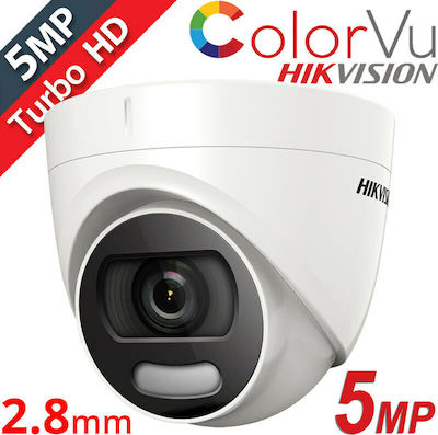 Hikvision DS-2CE72HFT-F CCTV Überwachungskamera 5MP Full HD+ Wasserdicht mit Objektiv 2.8mm