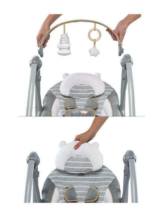Ingenuity Electric Baby Relax Swing Swing 'n Go with Music Bella Teddy for Child up to 9kg