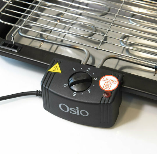 Osio With Legs Electric Grill Grill 2000W with Adjustable Thermostat 37.4cmx21.9cmcm