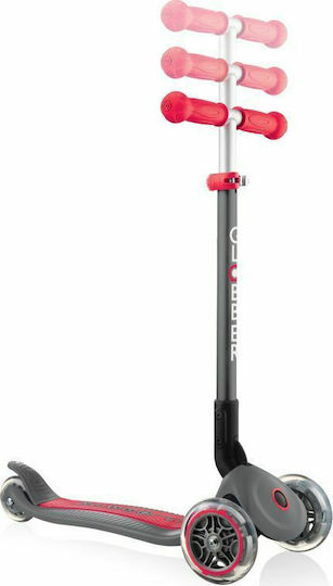 Globber Kids Scooter Foldable Primo Total 3-Wheel for 3+ Years Red