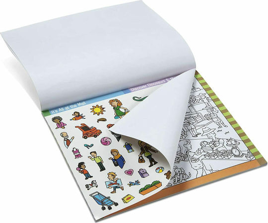 Melissa & Doug Албум със стикери Блок за рисуване с над 400 The City за Деца 4+ години+ Години