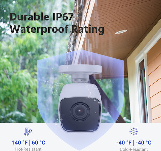 Annke CR1BG CCTV Überwachungskamera Full HD+ 5MP Wasserdicht mit Objektiv 2.8mm
