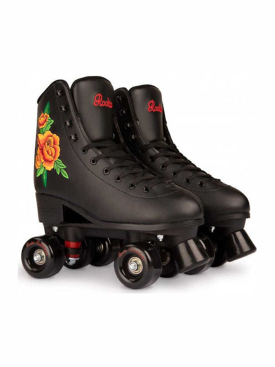 Rookie Rosa 70.RKE-SKA-2830 Quad Rollers Schwarz Erwachsene/Kinder