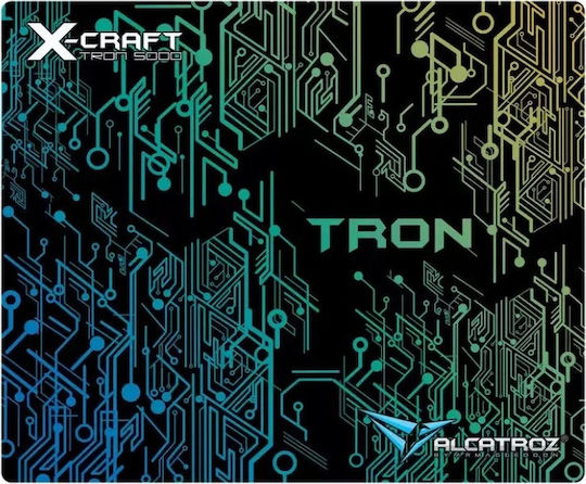 Alcatroz X-Craft Tron 5000 RGB Геймърска Мишка 3200 DPI Черен