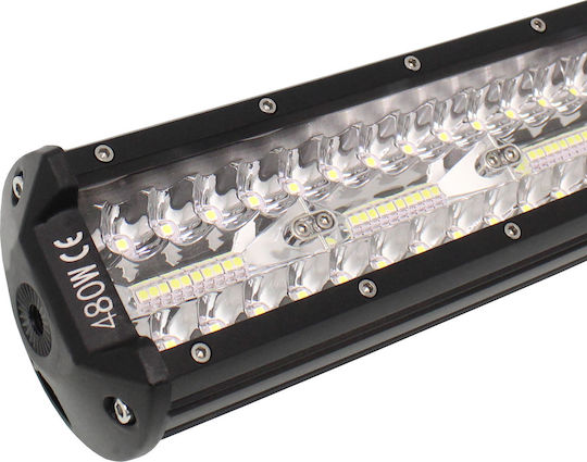 Waterproof Headlights Car in Bar Shape LED Universal 12 / 24V 480W 58.6cm 1pcs