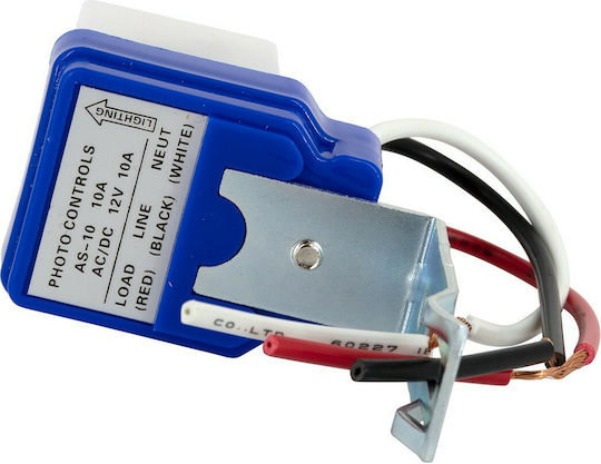 GloboStar Adjustable Day / Night Photocell 5-15 Lux 10A IP65