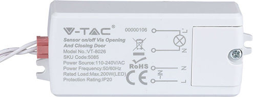 V-TAC VT-8026 PET Wired Infrared Motion Sensor