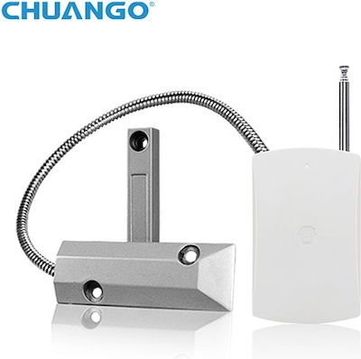 Chuango DWC-55 Tür-/Fenstersensor Batteriebetrieben Kabellos für Garagentore in Weiß Farbe DWC-55