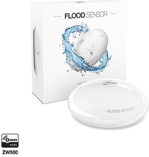 Fibaro Kabelloser Wasserleckdetektor Batterie Z-Wave