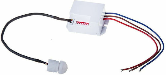 V-TAC VT-8022 Wired Infrared Motion Sensor 120° Detection Angle 6m Scope