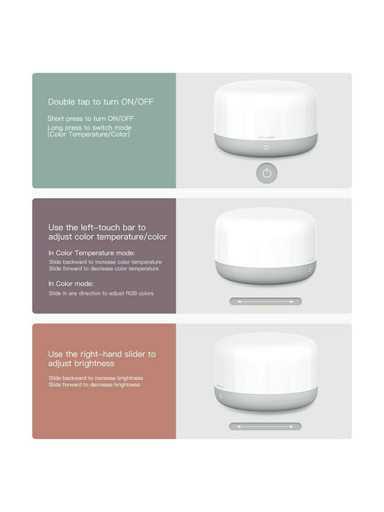 Yeelight Bedside Lamp D2 Bluetooth/WiFi Dekorative Lampe Weiß