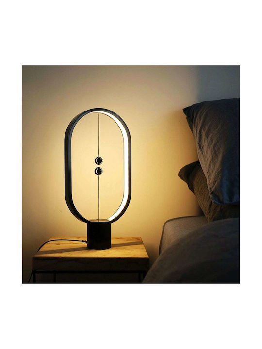 Allocacoc Heng Balance Lamp Ellipse Dekorative Lampe Schwarz