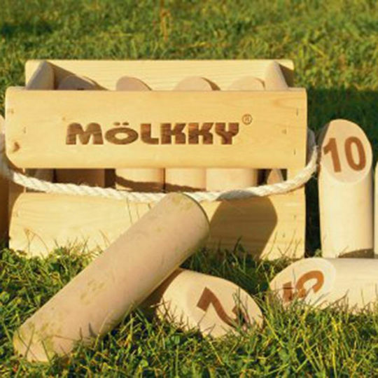 Tactic Παιχνίδι Εξωτερικού Χώρου Mölkky Game in a Wooden Case