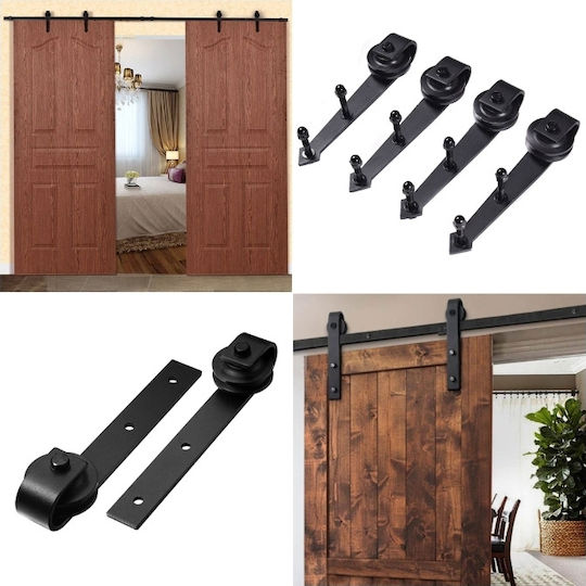 Timeless Tools Mecanism Pentru Ușă Glisantă De Butuc 183cm Negru