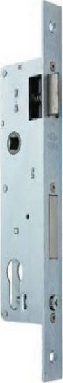 Cisa Recessed Lock Front door with Cylinder and Center 20mm Silver Left