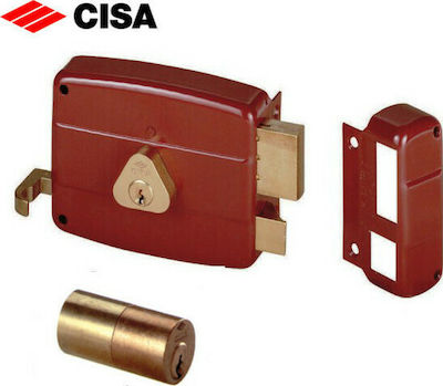 Cisa Boxed Lock in color Red