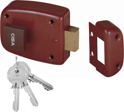 Cisa Boxed Lock in color Red