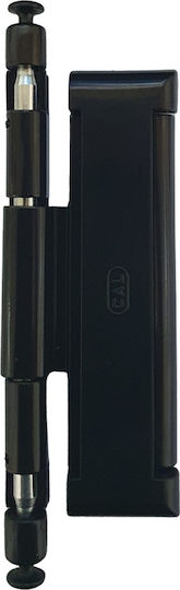 Cal Doublex S Lock for Sliding / Hinged Doors Black