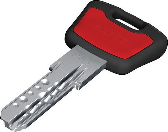 Mauer Zylinderschloss Sicherheits Elite 2 Red Line 102mm (36-66) Silber