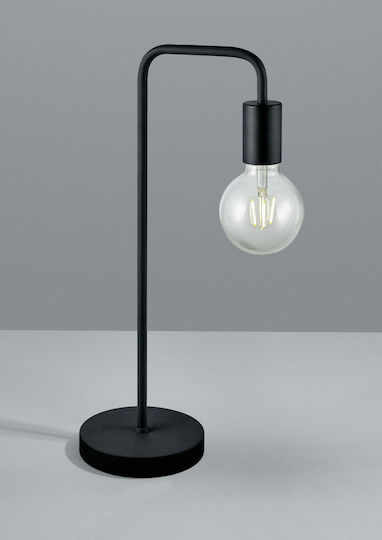 Trio Lighting Diallo Metal Table Lamp for Socket E27 with Black Base