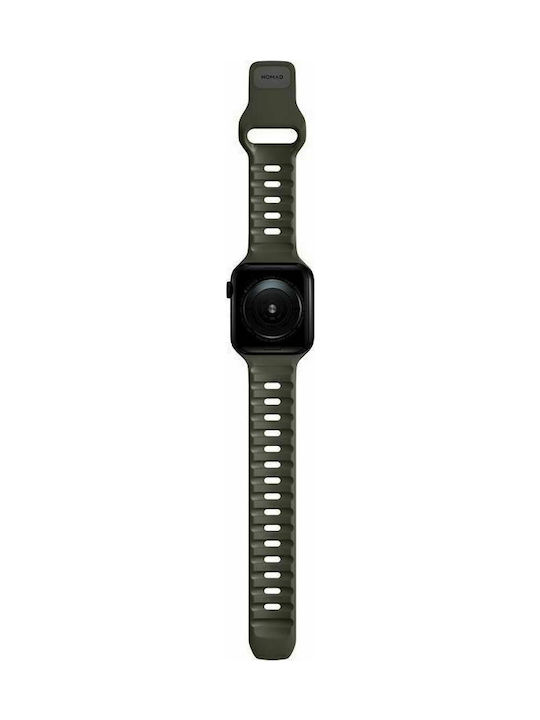 Nomad Sport Strap M/L Λουράκι Σιλικόνης Ash Green (Apple Watch 42/44/45mm)
