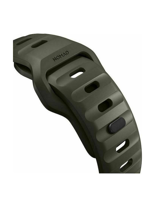 Nomad Sport Strap M/L Λουράκι Σιλικόνης Ash Green (Apple Watch 42/44/45mm)