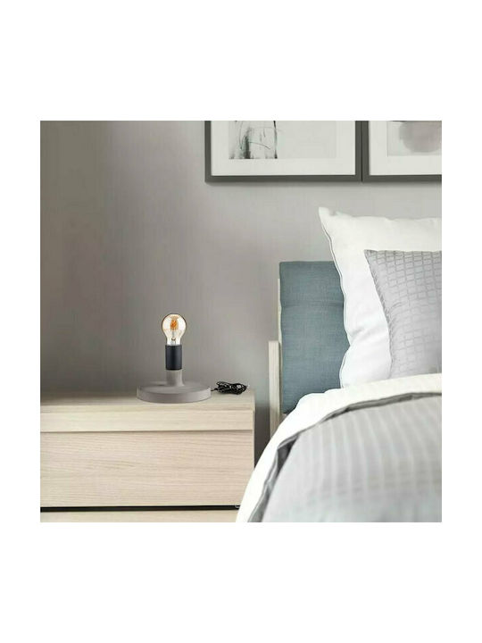 V-TAC Concrete Vintage Table Lamp for Socket E27 with Gray Base