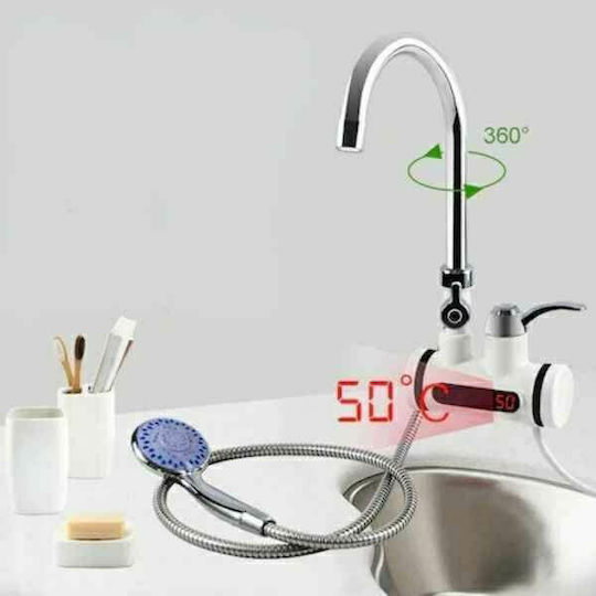 064042 Electric Single-Phase Instant Heater Tap for Bathroom / Kitchen 3kW