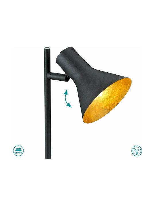 Trio Lighting Nina Office Lamp for Socket E14 in Black Color