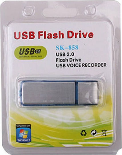 Surveillance Bug Silver Capacity 8GB
