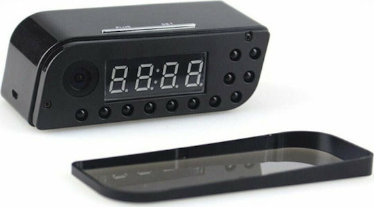 Hidden Camera WiFi Clock 720P with Memory Card Slot and Motion Detector