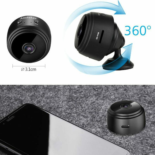 Hidden Camera WiFi 720P with Memory Card Slot and Motion Detector