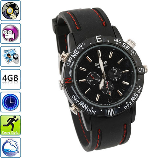 Real Safe Hidden Camera Clock with Built-in Memory 8GB