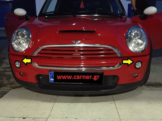 Auto Gs DRL 510 Στρογγυλό Φώτα Ημέρας Αυτοκινήτου LED Universal 1W 2τμχ