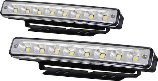 Autoline Daytime light Αδιάβροχα Φώτα Ημέρας Αυτοκινήτου LED Universal 12V 16cm 2τμχ