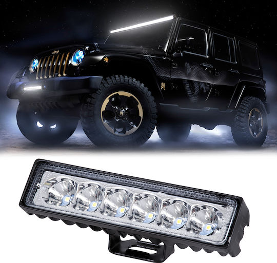 Waterproof Daytime Running Lamps Car in Bar Shape LED BMW Series 7 10 - 30V 18W 15.5cm with White Lighting 1pcs