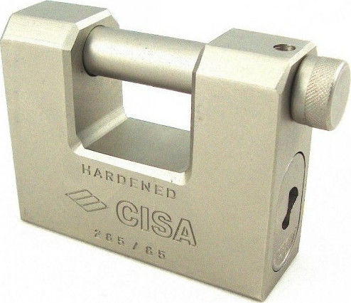 Cisa Steel Padlock Monoblock with Key 84mm 1pcs