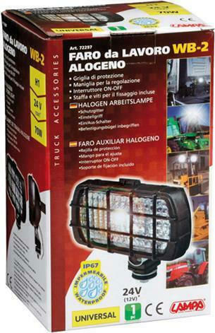 Lampa WB-2 Squareς Waterproof Headlights Car Universal 12 / 24V 19.5cm 1pcs
